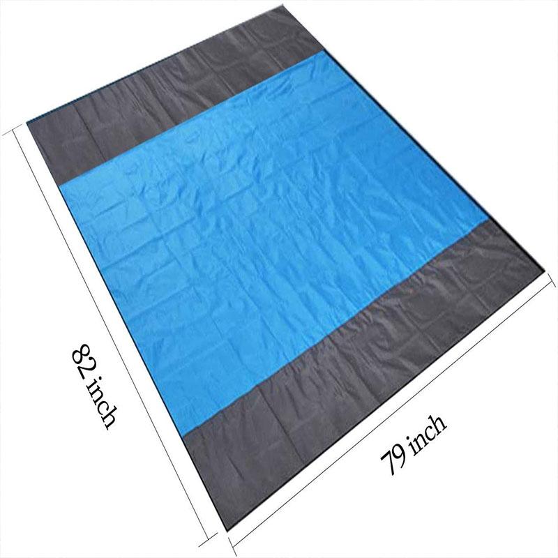 2X2.1M Túi Chống Nước Đi Biển Chăn Xếp Cắm Trại ThảM NệM Di Động Nhẹ Thảm Dã Ngoại Ngoài Trời Thảm Cát Đi Biển thảm