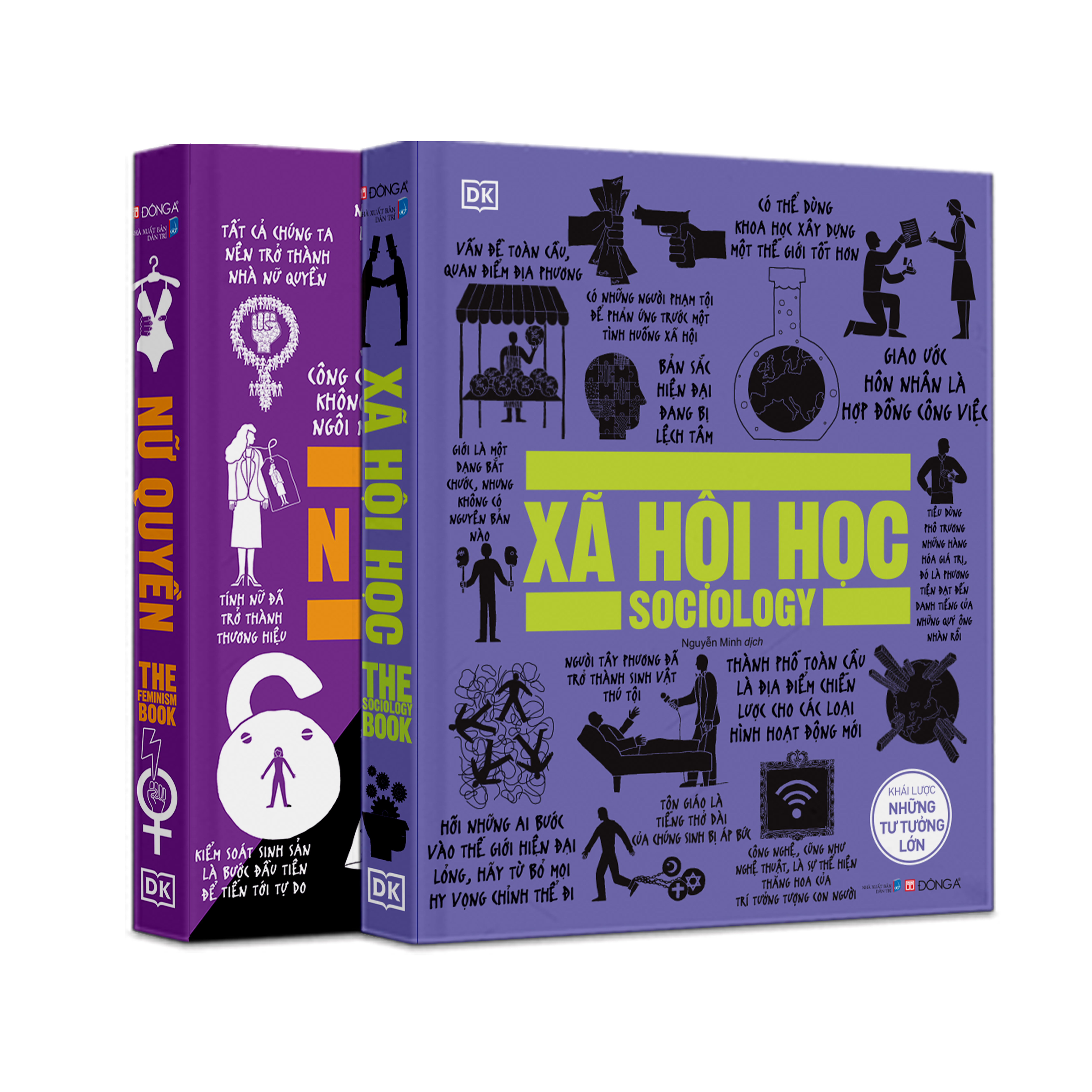 Combo 2 cuốn Khái Lược Những Tư Tưởng Lớn (Combo của 2 quyển Nữ Quyền, Xã Hội Học)