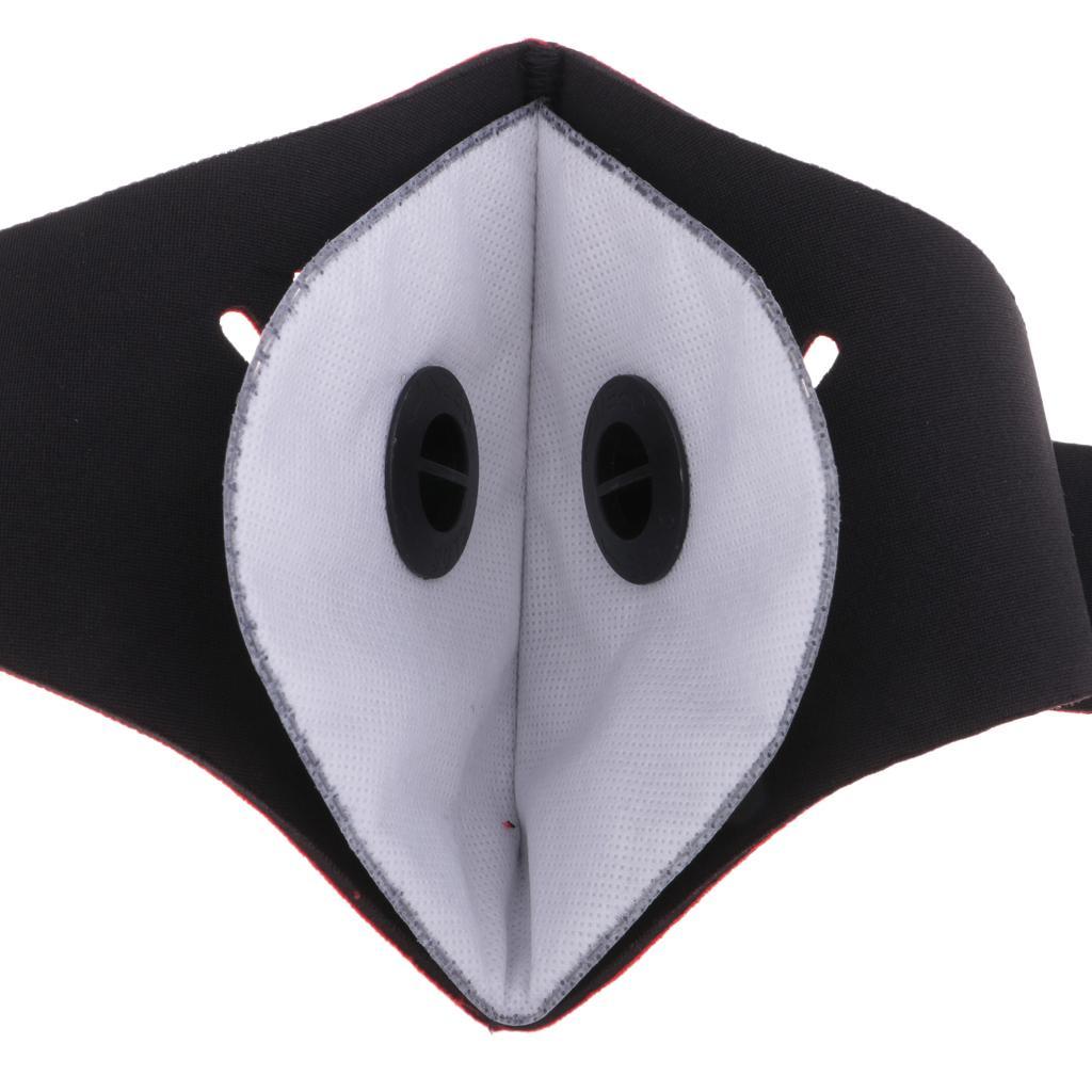 Dust Mask Activated Carbon Dust Mask for Cycling Haze Pack of 2