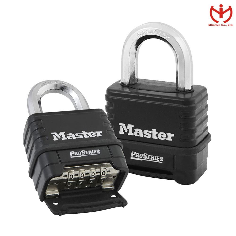 Khóa số Master Lock 1178 EURD Thân kẽm rộng 57mm Màu đen - Dòng Proseries - MSOFT