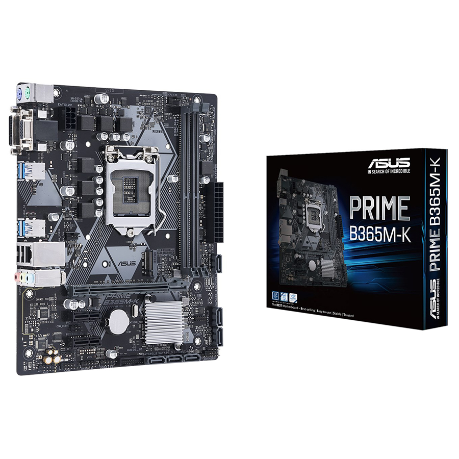 Bo Mạch Chủ Mainboard Asus B365M-K Prime - Hàng Chính Hãng