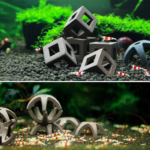Gốm sứ mini đồ chơi trang trí bể cá chuột pleco tép cảnh