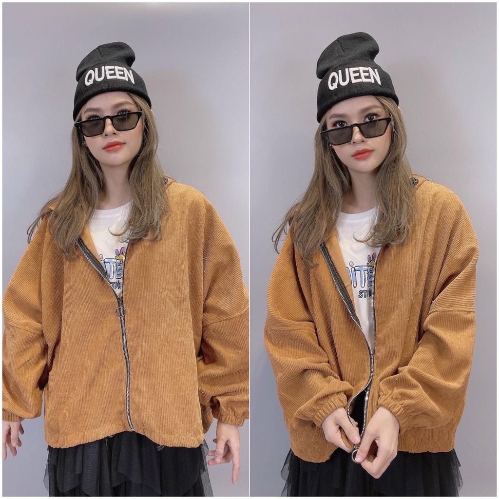 ÁO KHOÁC NHUNG FROM RỘNG CÁ TÍNH