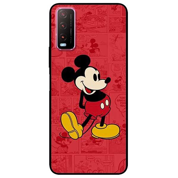 Ốp lưng dành cho Vivo Y20 - Y20s - Y12s mẫu Chuột Nền Đỏ
