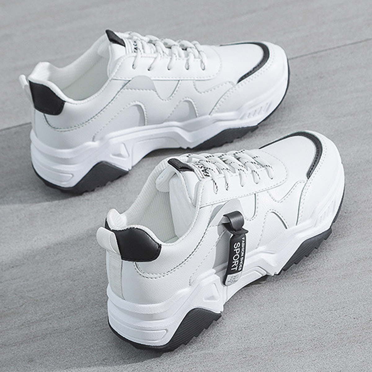 Gìày thể thao nữ ulzzang phong cách Hàn Quốc, giày sneaker nữ trẻ trung