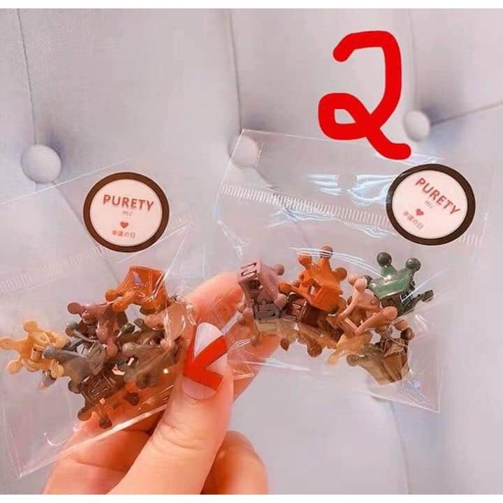 Sét 8 cặp tóc cho bé