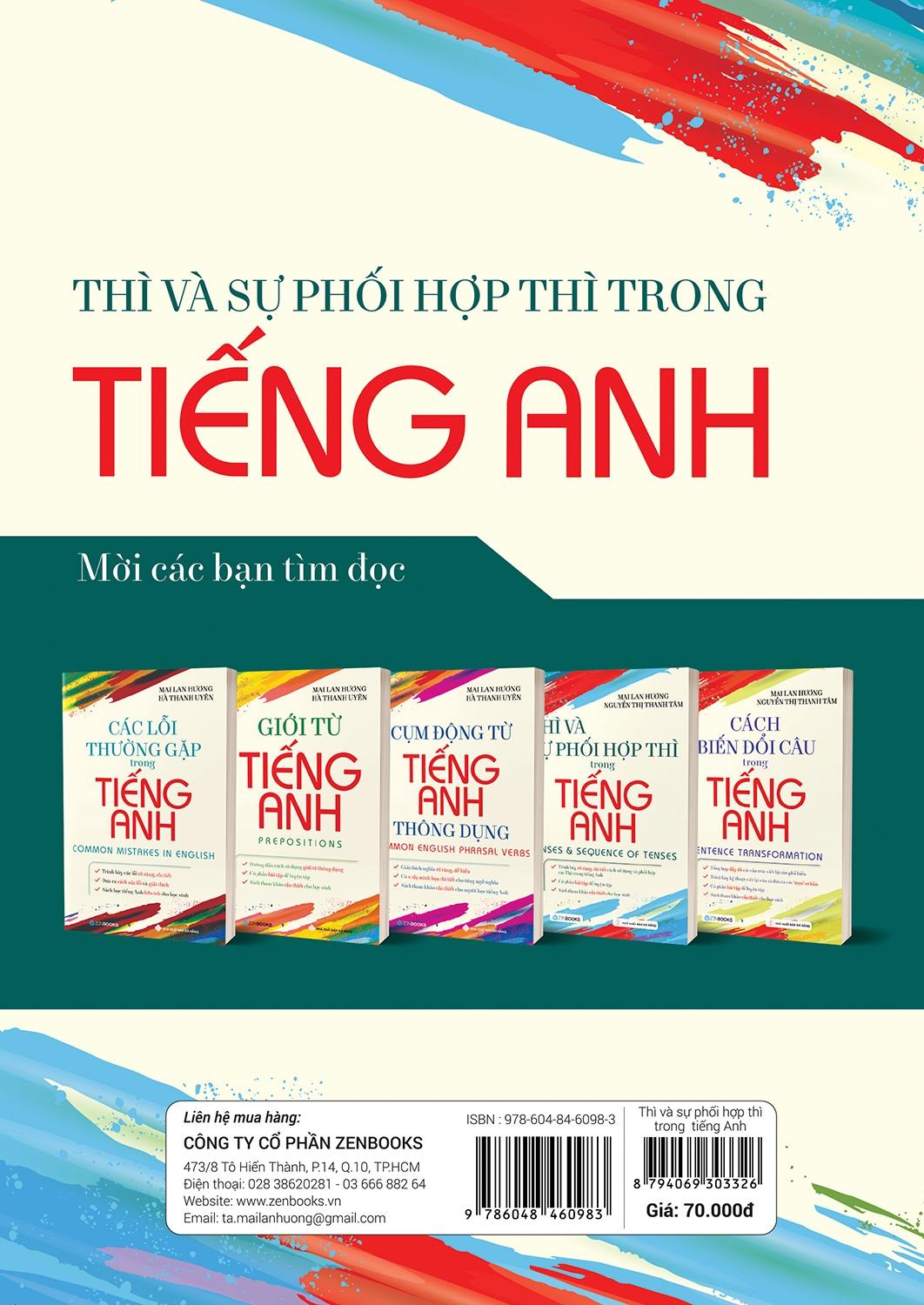 Thì Và Sự Phối Hợp Thì Trong Tiếng Anh (Tái Bản)