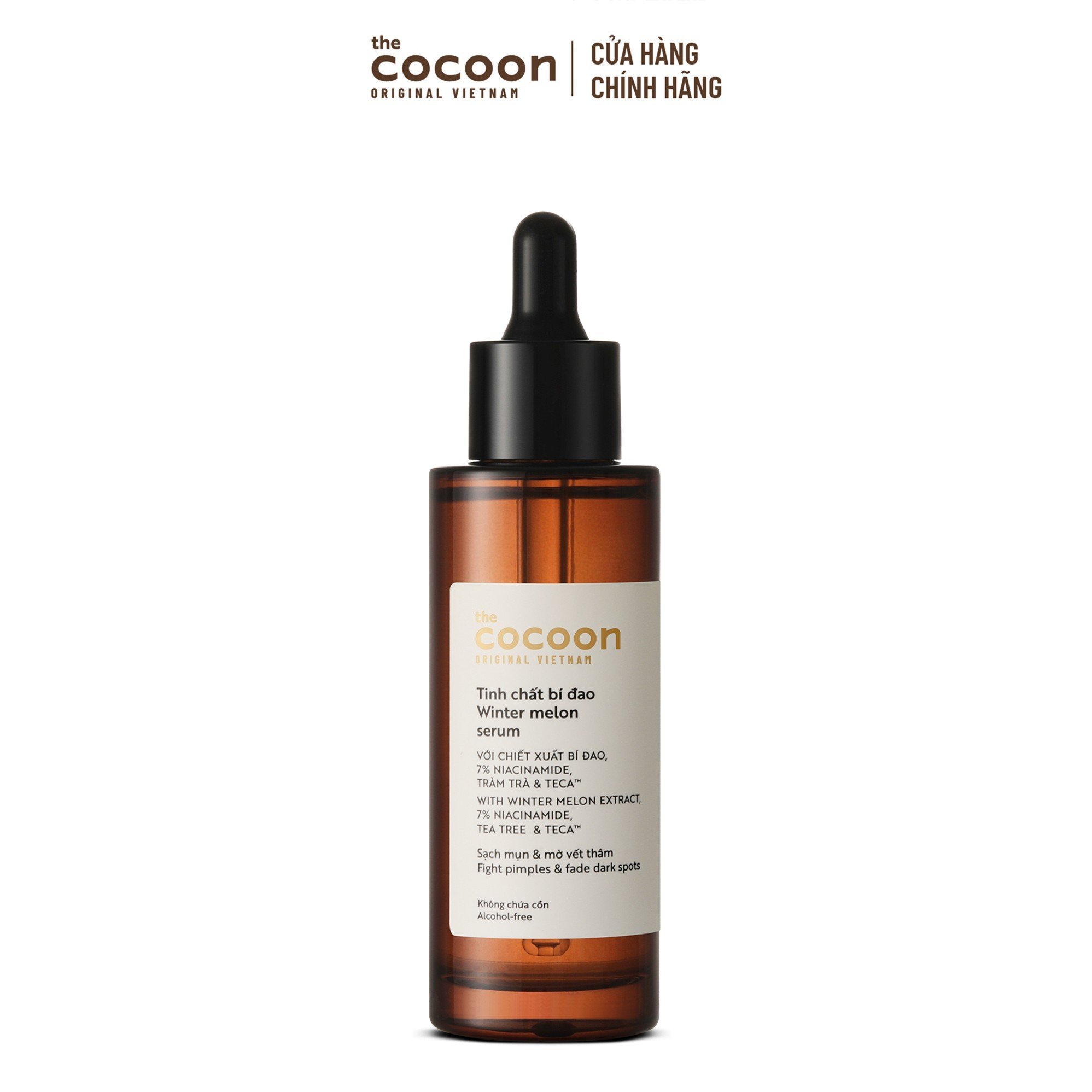 SPECIAL DEAL Tinh chất bí đao (serum) Cocoon sạch mụn chuyên sâu & mờ vết thâm 70ml (tặng 1 dung dịch chấm mụn 5ml)