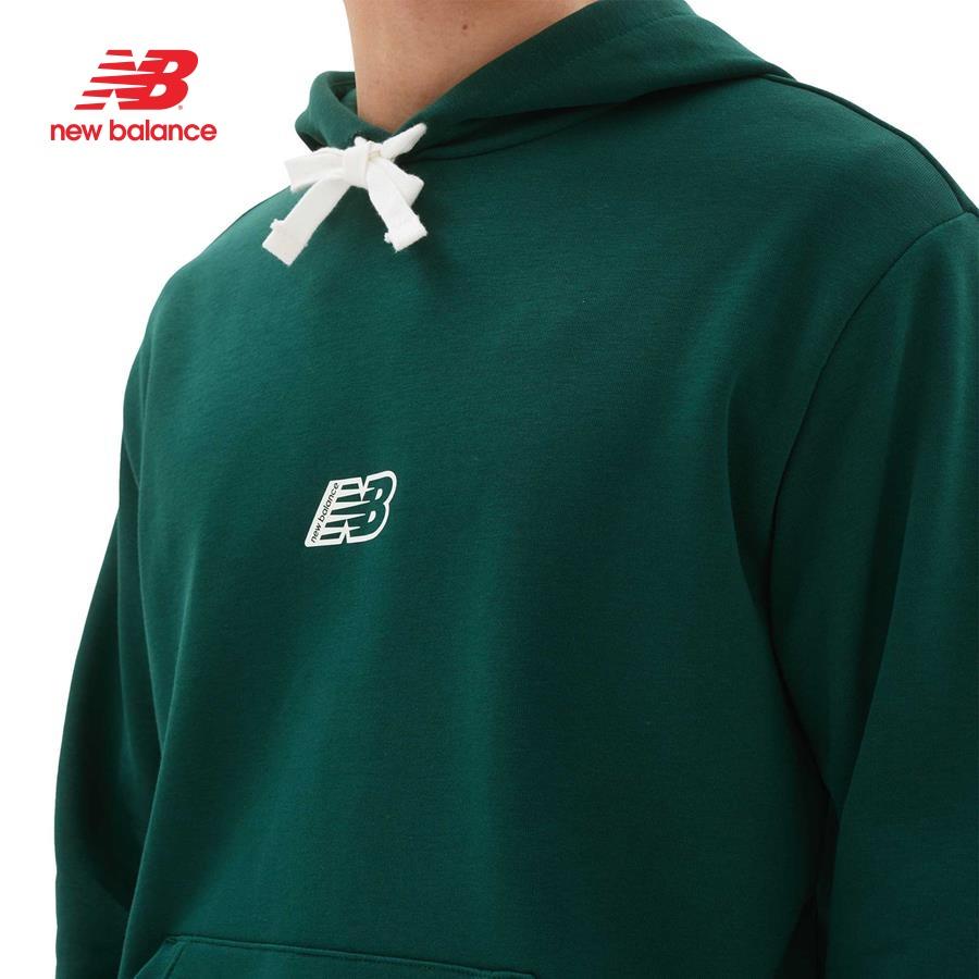 Áo khoác hoodie thời trang nam New Balance APP LIFESTYLE HOODIES M NIGHTWATCH GREEN - AMT23511NWG