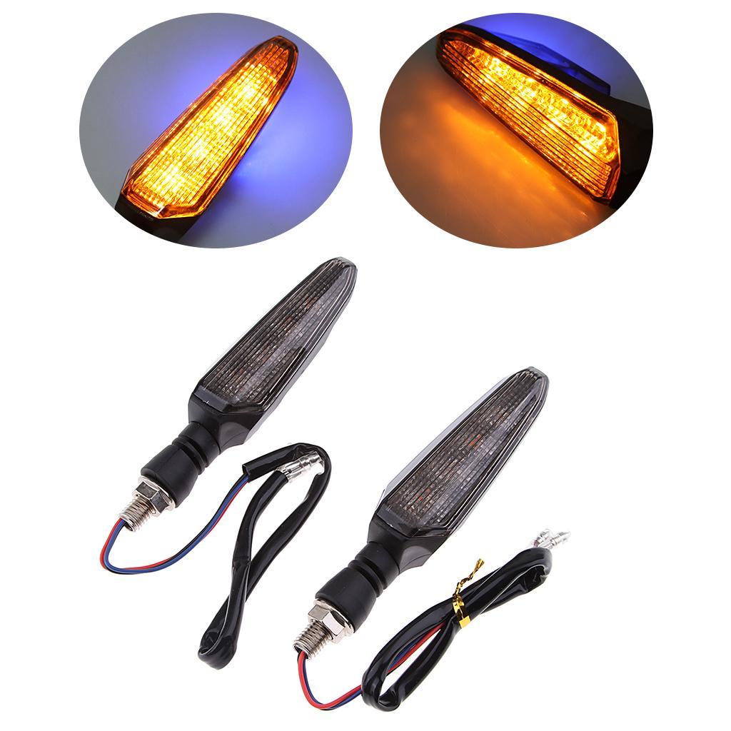 Pair Motorcycle Universal LED Lamp Blinker Indicator Tail Light