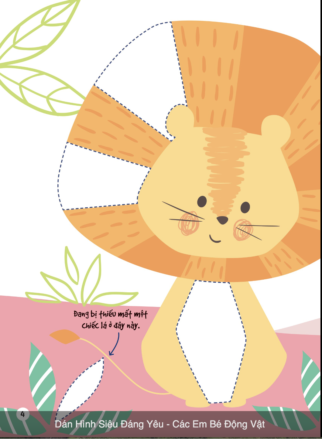 Dán Hình Siêu Đáng Yêu - Các Em Bé Động Vật