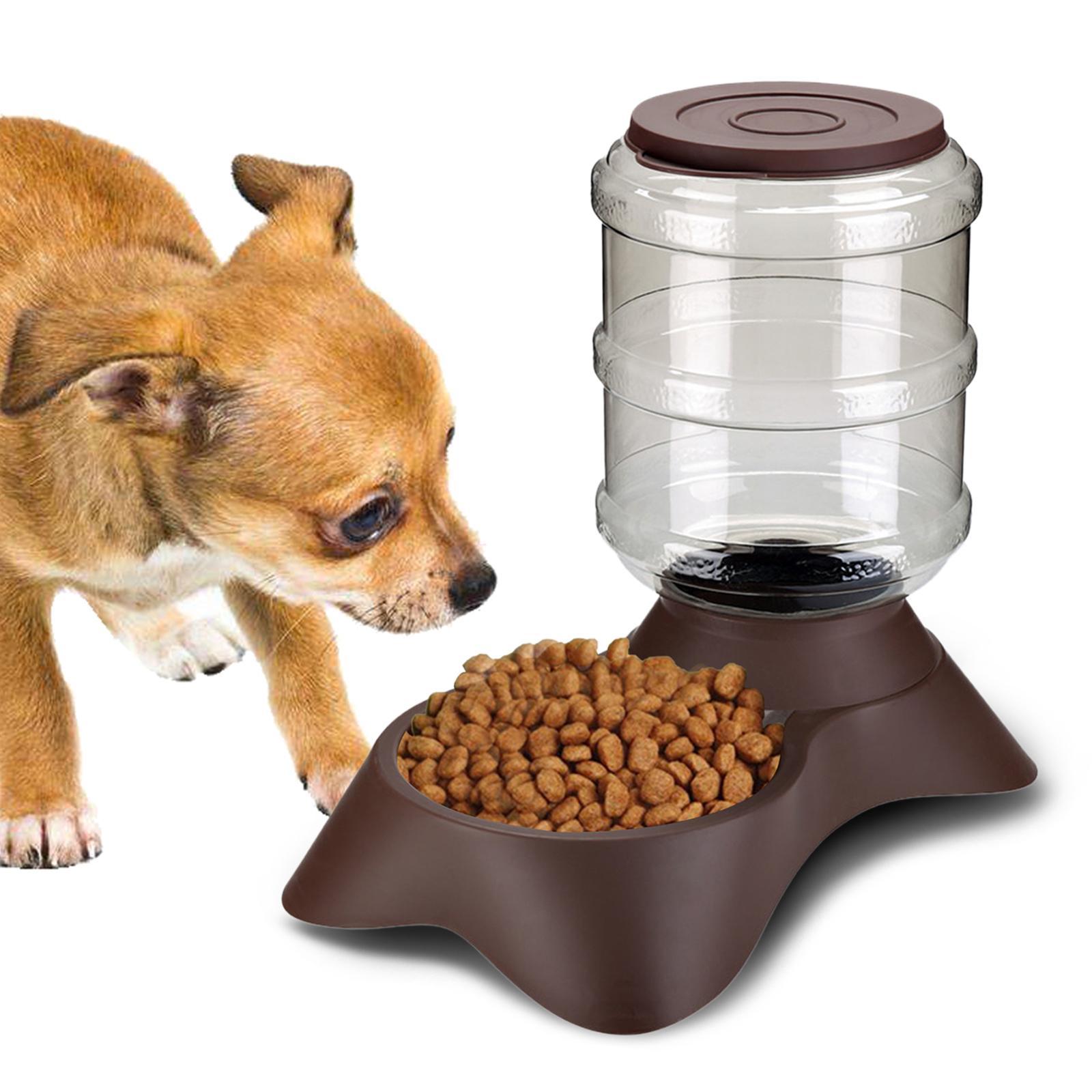 Automatic Pet Feeder Water Food Dispenser Dogs Cats Waterer