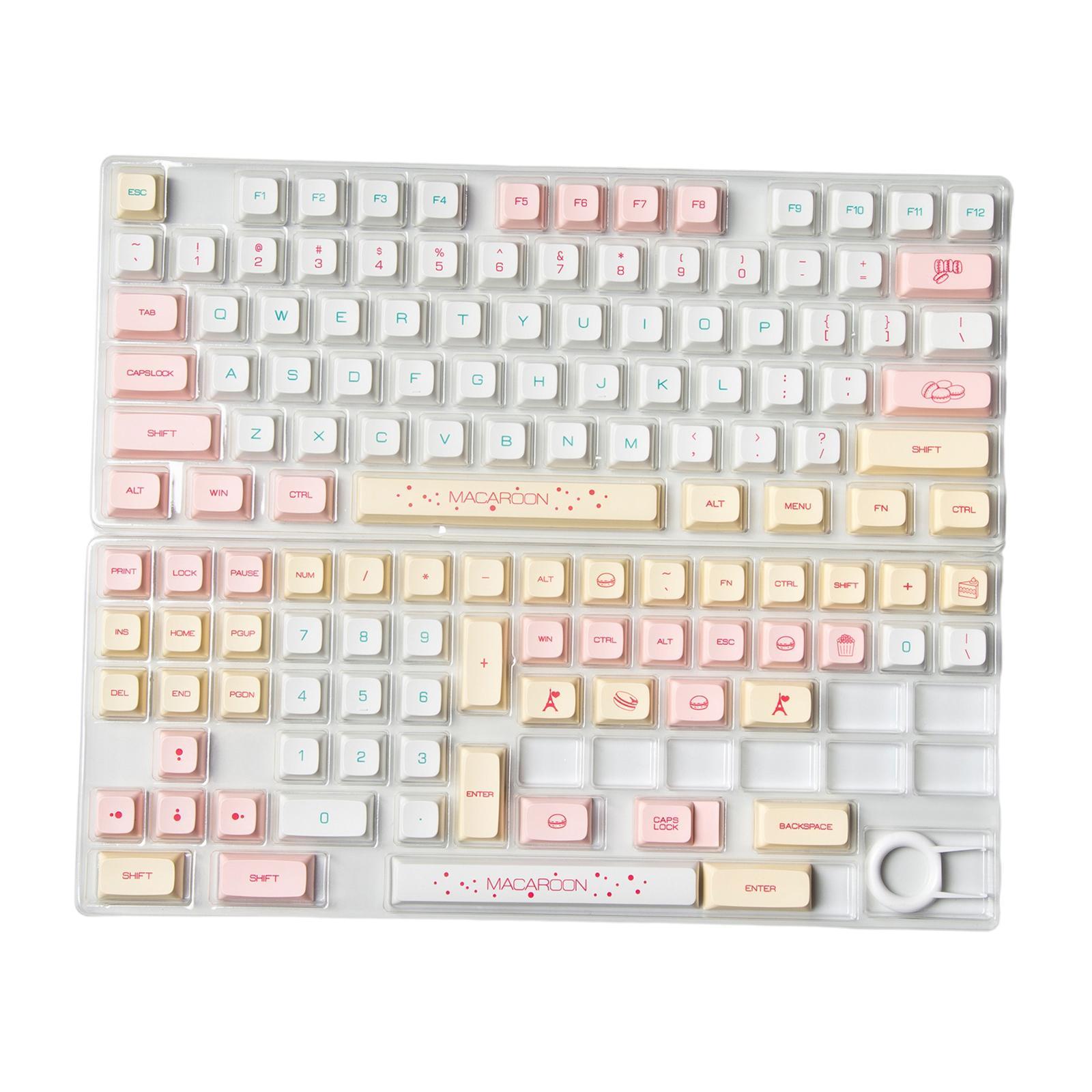 PBT 131 Keys Kits Universal DIY Custom for Box Mechanical Keyboard