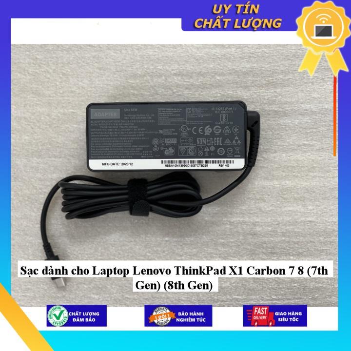 Sạc dùng cho Laptop Lenovo ThinkPad X1 Carbon 7 8 (7th Gen) (8th Gen) - Hàng Nhập Khẩu New Seal