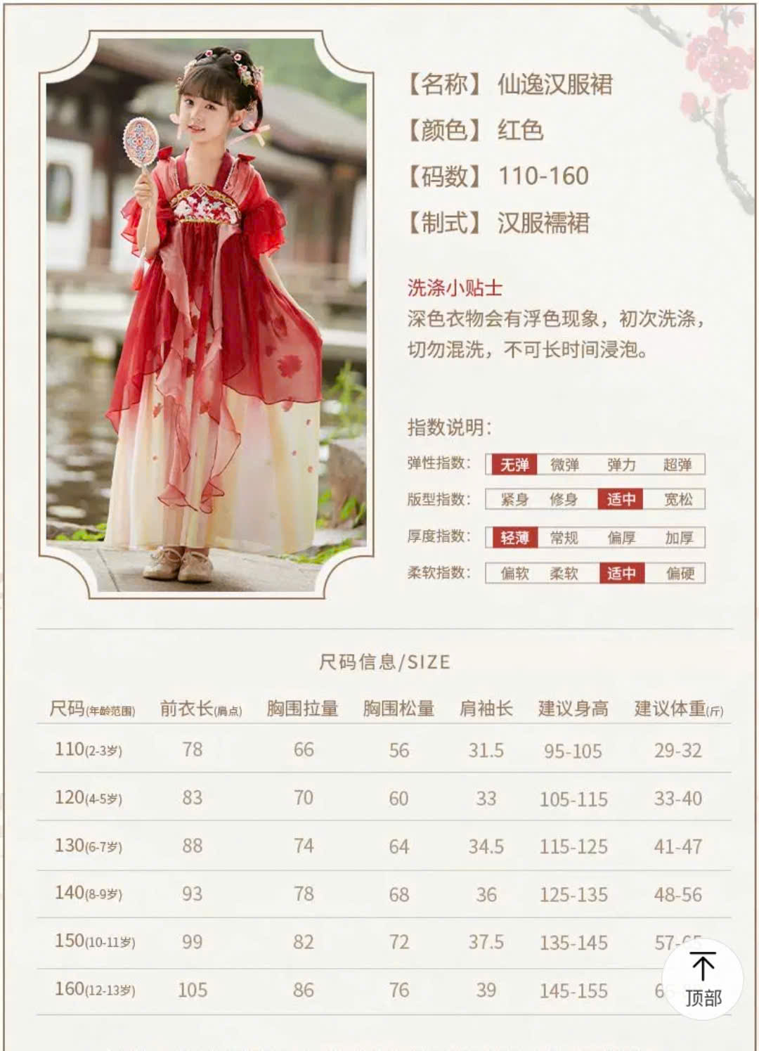 Đầm váy công chúa cổ trang hanfu hán phục cho bé gái diện lễ tết trung thu biểu diễn múa 100-170 hàng Quảng Châu