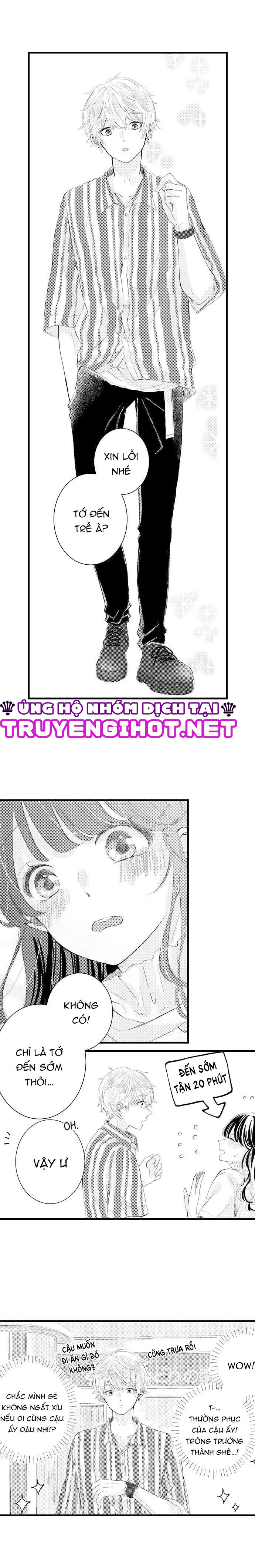 [16+] tớ và cậu chỉ còn cách nhau 0,01mm nữa chapter 17.1 3