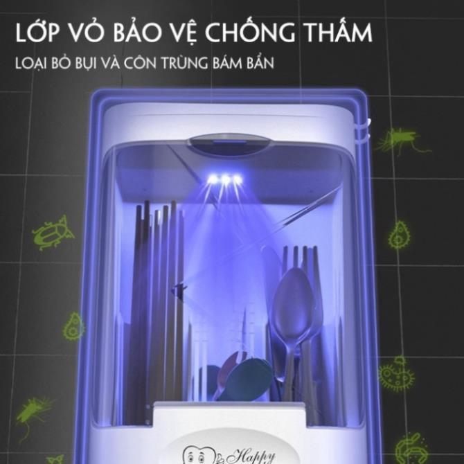 Hộp sấy và khử khuẩn đũa thìa bằng tia UV - Máy sấy khô dũa thìa TT65