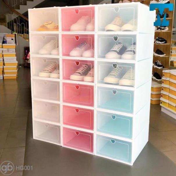 Hộp Đựng Giày Nắp Nhựa MIKA Đa Năng Tiện Dụng 33 x 23 x 13 cm