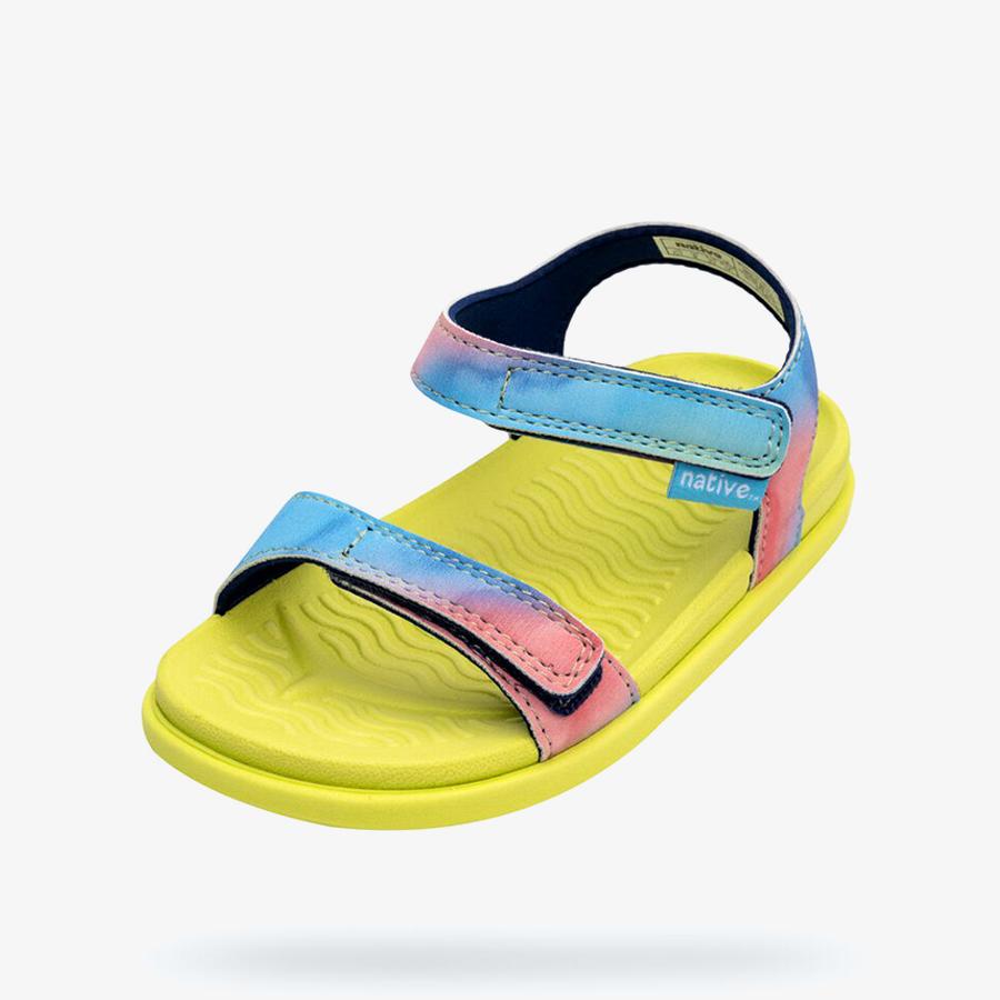 Giày Sandals Bé Gái Native Charley Sugarlite Print Child - 24