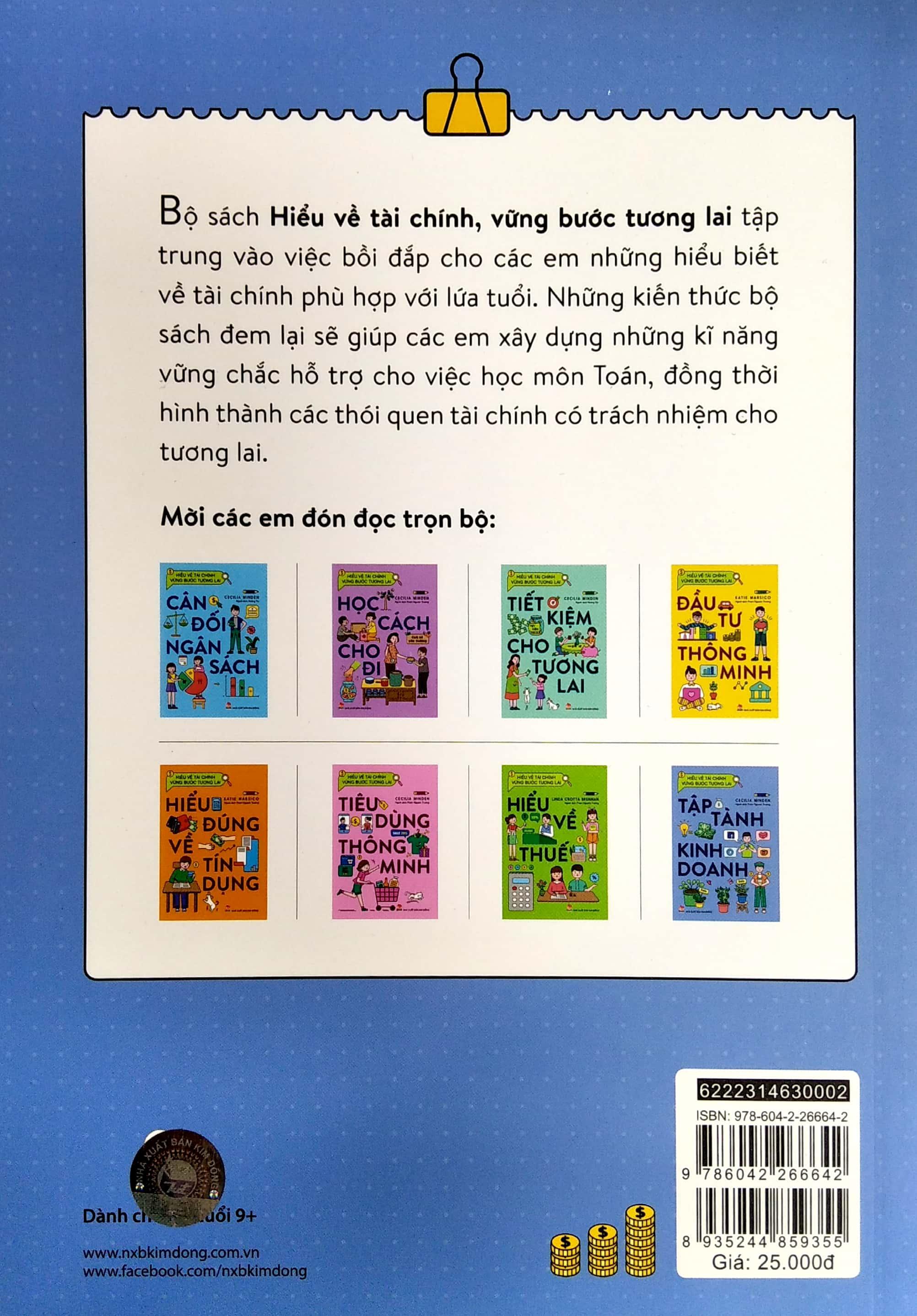 Sách Hiểu Về Tài Chính, Vững Bước Tương Lai - Tập Tành Kinh Doanh