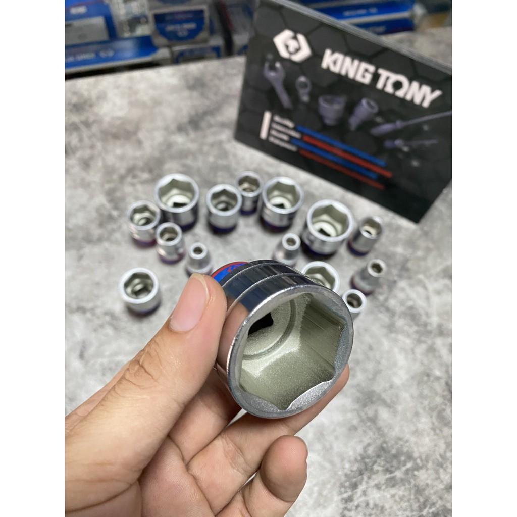 Đầu Khẩu, Tuýp Trắng Ngắn 1/2" Kingtony 4335m Đủ Size 8-32mm