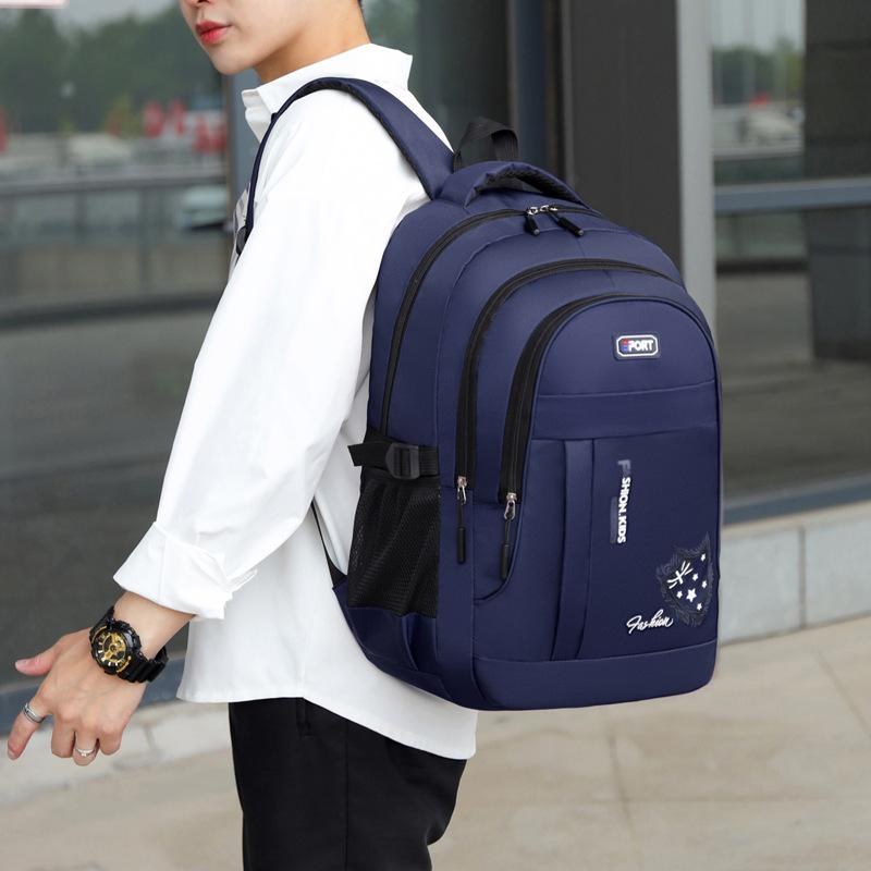 Balo Học Sinh Trung Học Kiểu Mới Năm 2021 Balo Nam Túi Thương Gia Máy Tính Du Lịch Công Suất Lớn