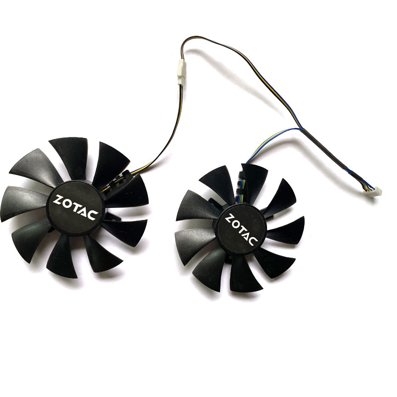 NEW 2PCS 85MM GA91S2H 4PIN DC 12V 0.35A GTX1060 GPU Fan For GeForce GTX 1060 AMP Edition GTX 1070 Mini Graphics Card Fans