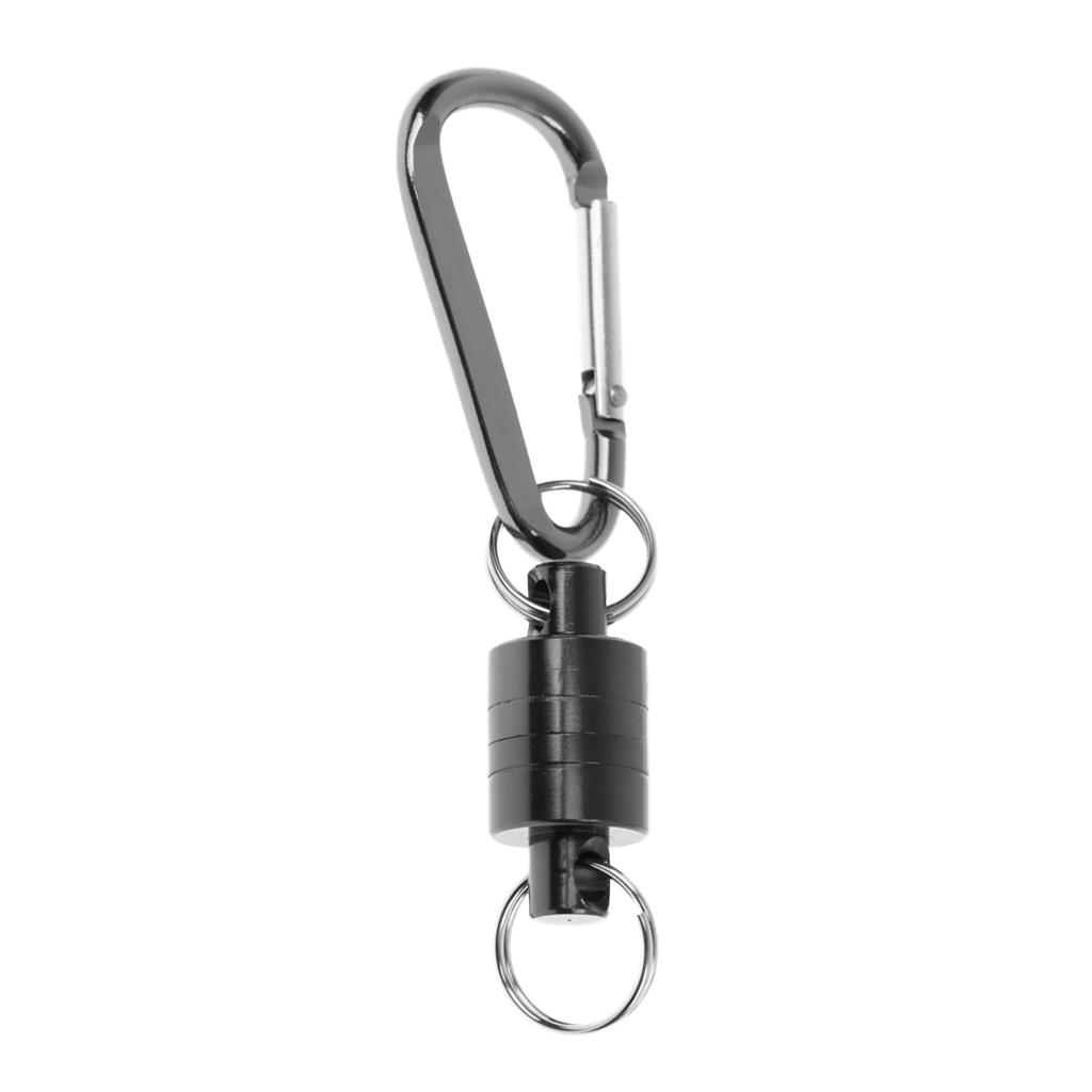 Magnetic Fly Landing Net Release Net Holder Net Fishing Net Release Gray