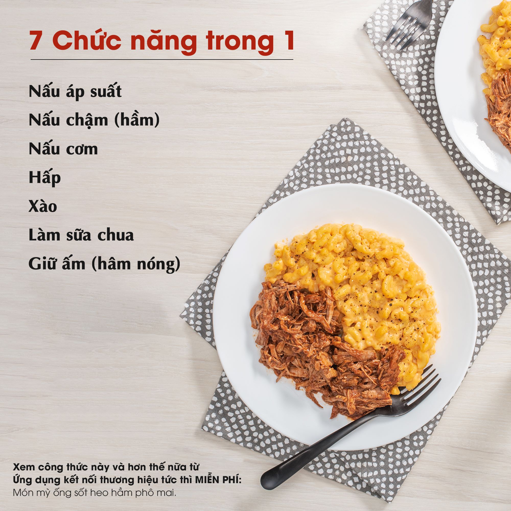 Nồi Áp Suất Điện Đa Năng INSTANT POT DUO 60 V5 7-in-1, Dung Tích 5.7L - Hàng Chính Hãng