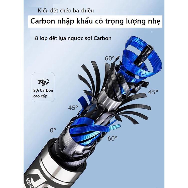 Cần Câu Tay Cao Cấp 6H 19i Lục Mạch Thần Kiếm Thiết Kế Carbon 46T CT08 - Sanami Fishing Store