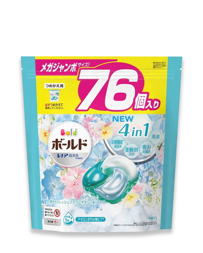 VIÊN GIẶT XẢ BOLD GEL BALL 4D P&G HƯƠNG HOA TƯƠI MÁT