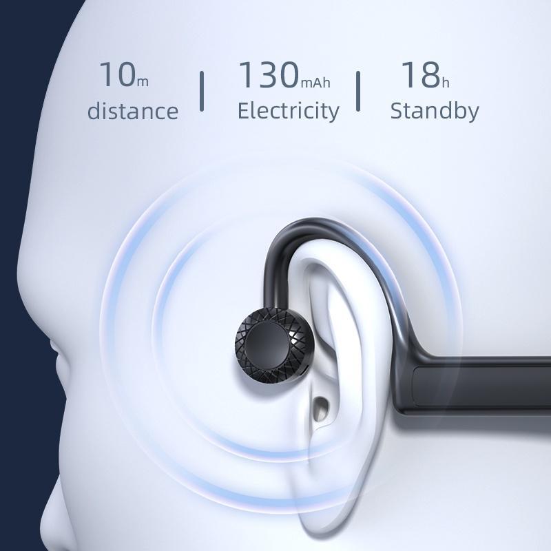 Tai Nghe Không Dây KS19 IPX5 Bluetooth 5.1 Trọng Lượng Nhẹ Chống Thấm Nước Có Micro Chất Lượng Cao