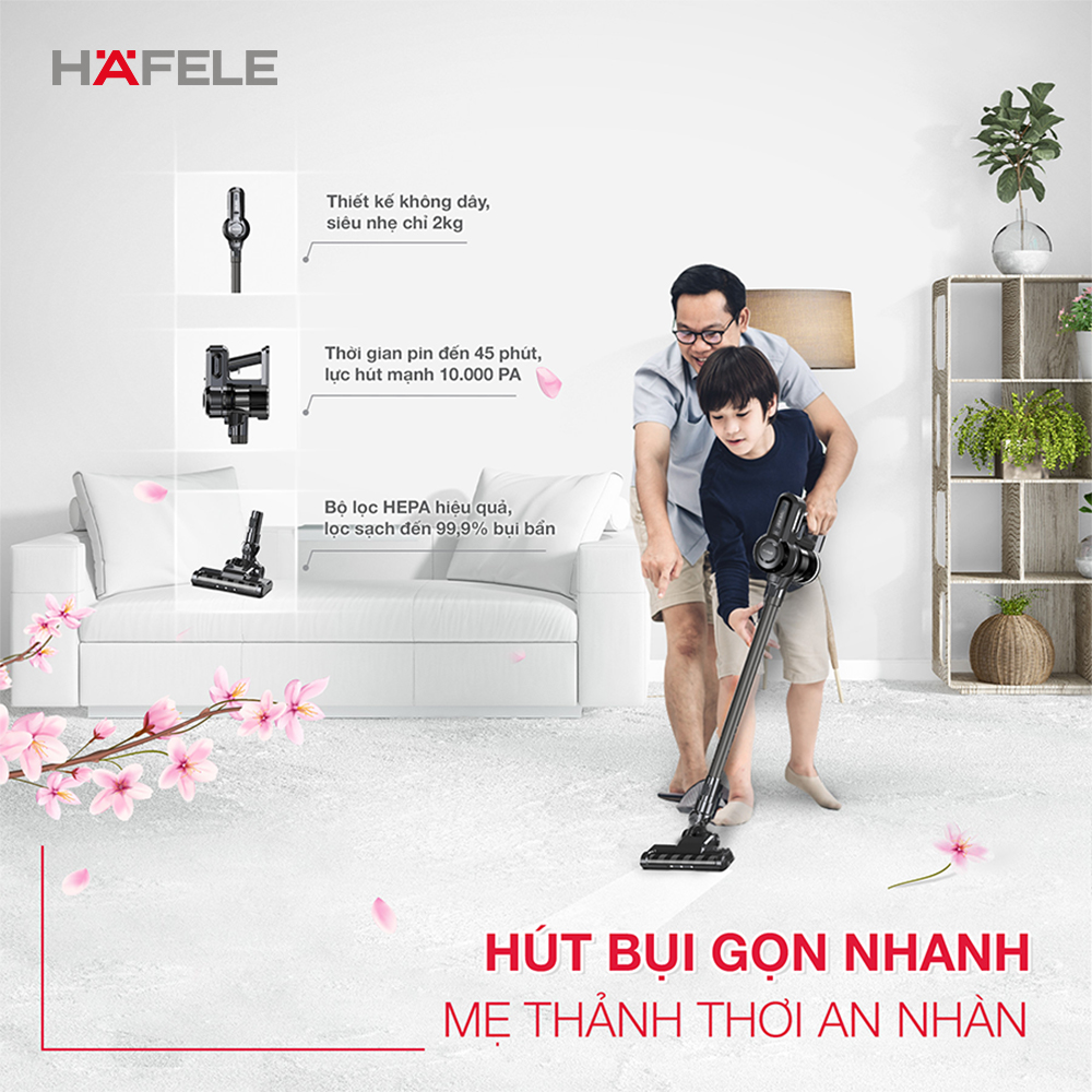 Máy hút bụi cầm tay HAFELE HSV-21G (Hàng chính hãng)