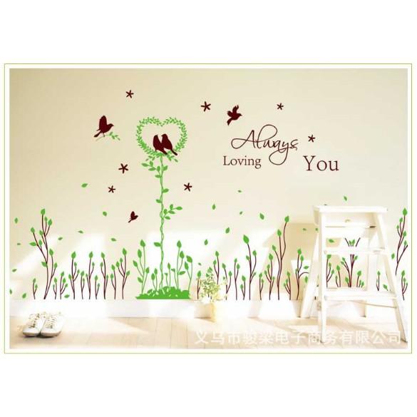 Decal trag trí Always loving you