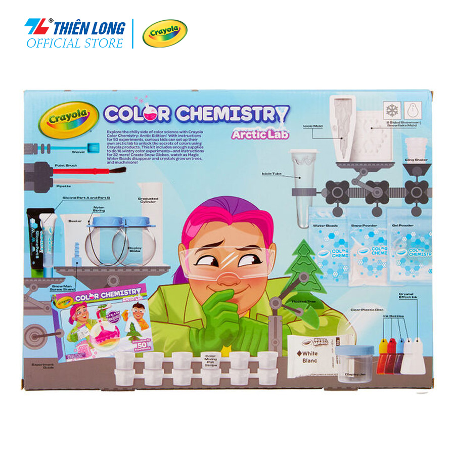 Bộ đồ chơi Thí nghiệm hóa học Crayola Arctic Chemistry Lab Set