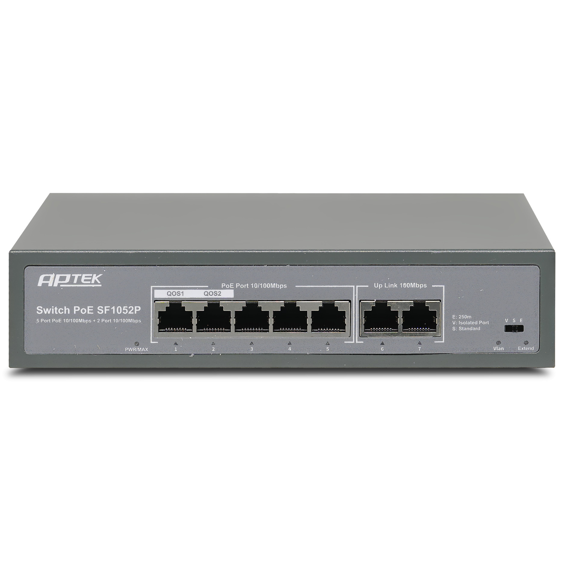 SWITCH CHUYÊN DỤNG CHO CAMERA 5 Port POE APTEK SF1052P - HÀNG CHÍNH HÃNG