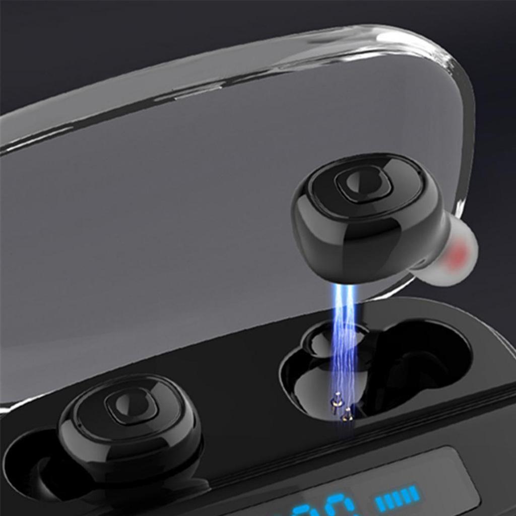 New wireless  mini headphones 5.0 with waterproof display Bluetooth