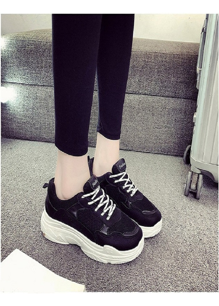 Giày sneakers nữ độn đế cao cấp chống trơn