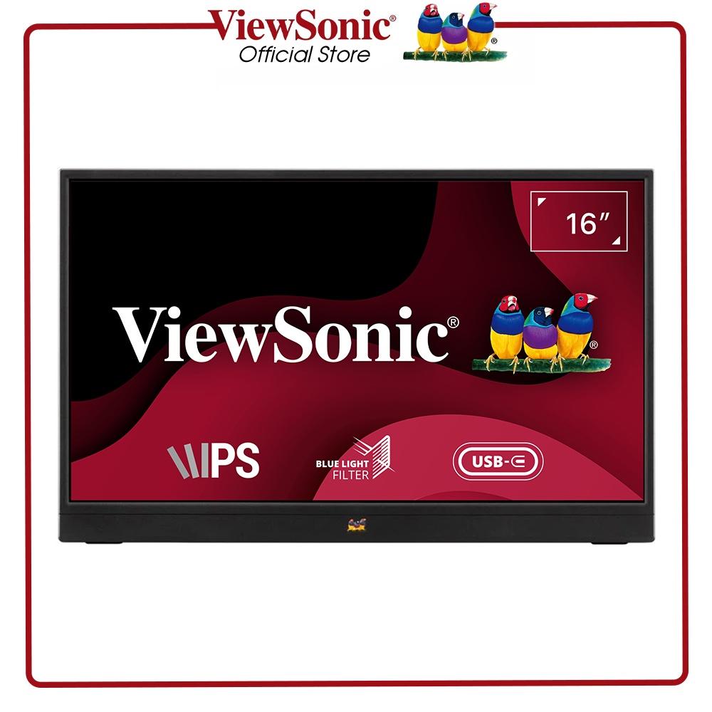 Màn hình di động ViewSonic VA1655 16 inch/ FHD/ IPS/ USB Type-C - Hàng Chính Hãng
