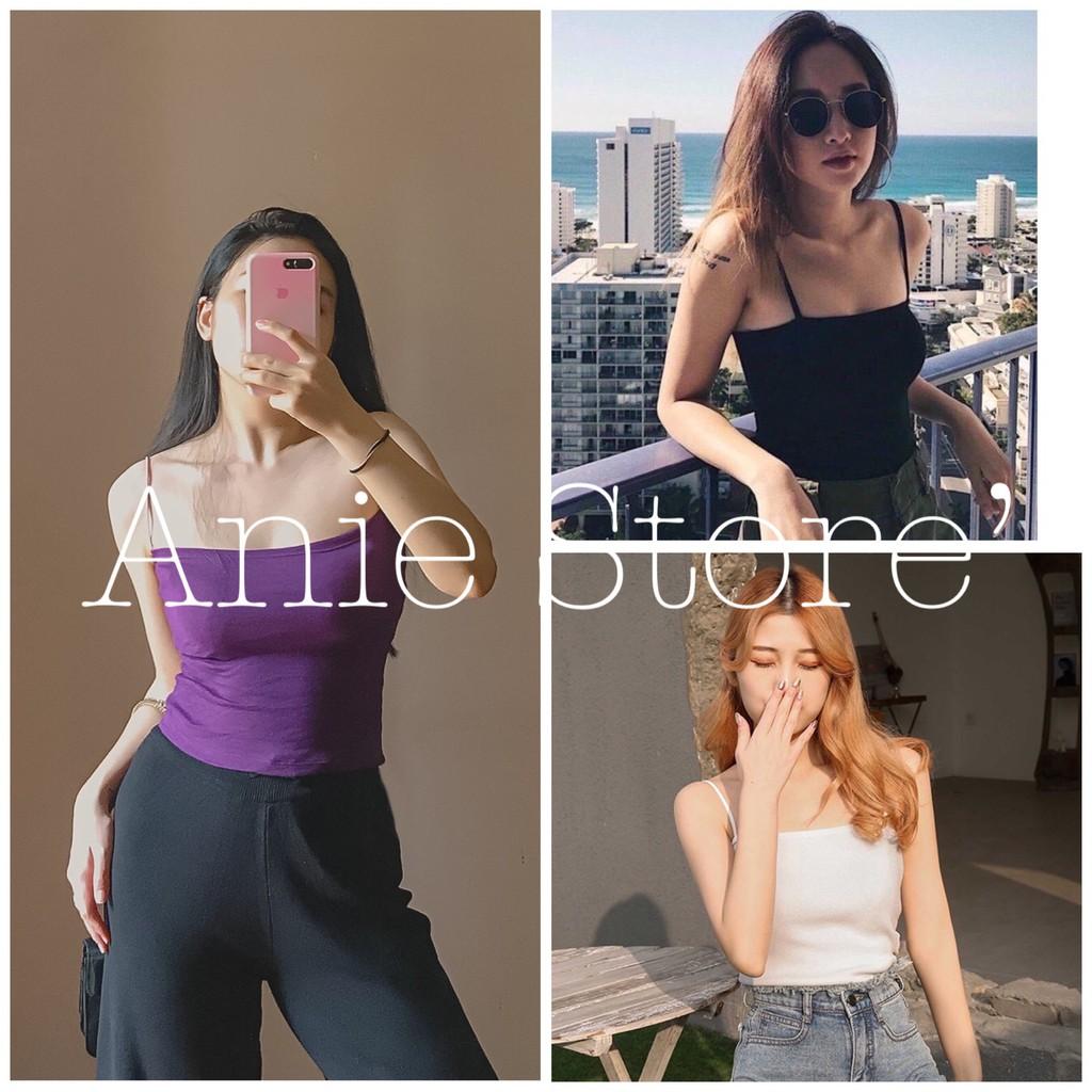 Áo 2 Dây Nữ, Áo Body 2s Dáng Ngắn 3 Màu SIÊU HOT