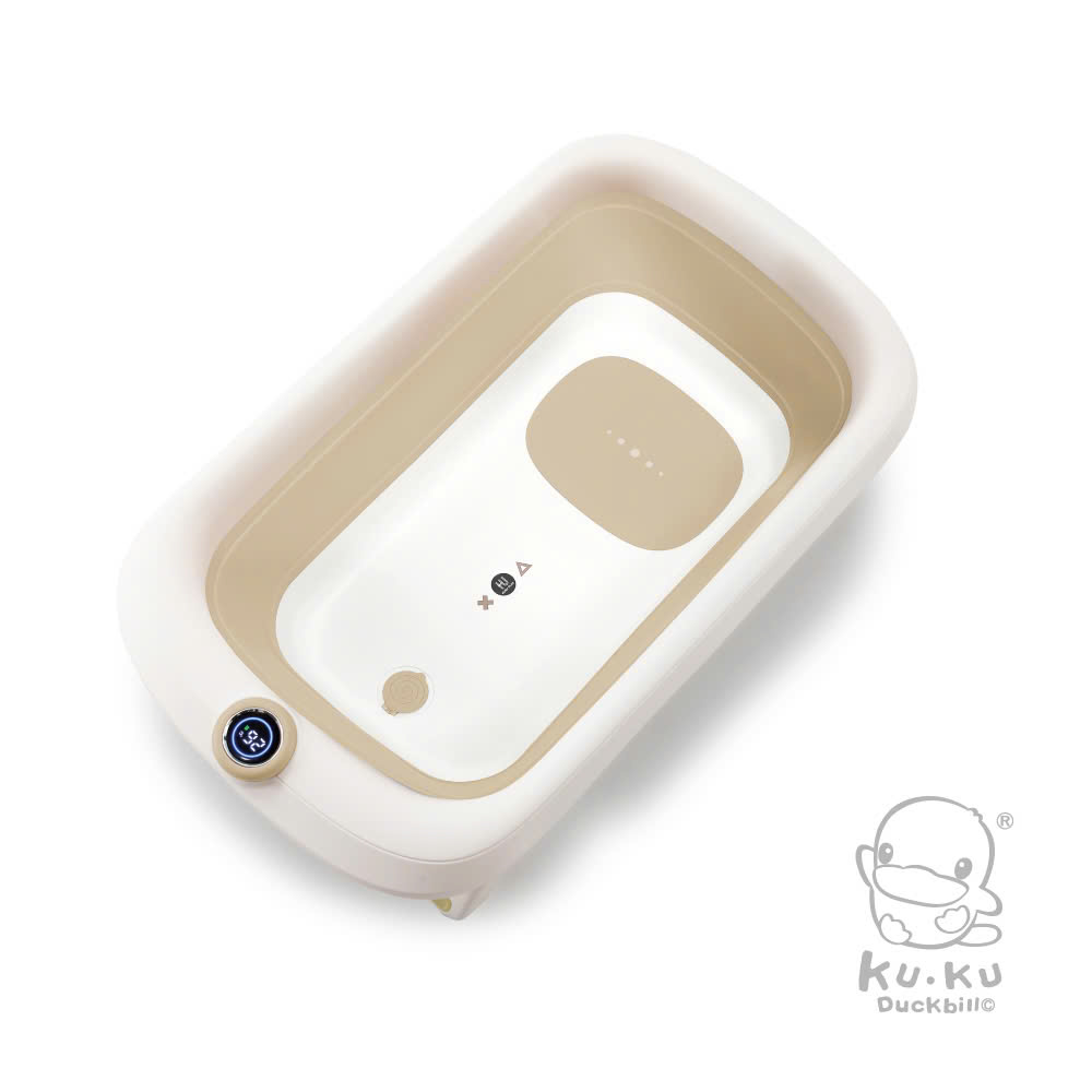THAU TẮM CHO BÉ GẤP GỌN CÓ CẢM BIẾN NHIỆT ĐỘ NƯỚC KUKU PLUS - KU1160 - MÀU