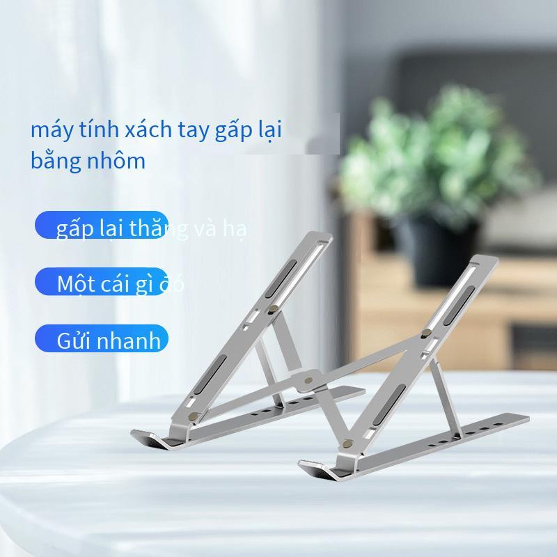 Giao Hàng Nhanh Hợp Kim Nhôm Máy Tính Bảng Giá Đỡ Gấp Lưu Trữ Tản Nhiệt Di Động Nâng Máy Tính Để Bàn Nâng Giá Đỡ Máy Tính Xách Tay