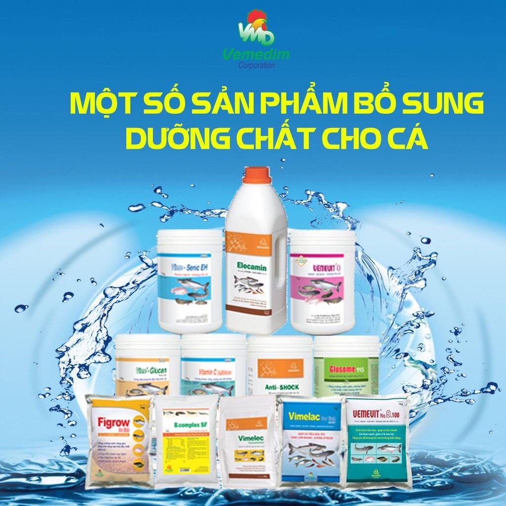 Vemevit No. 9.100 Premix vitamin- axit amin- khoáng cho cá, lươn, ốc gói 1kg