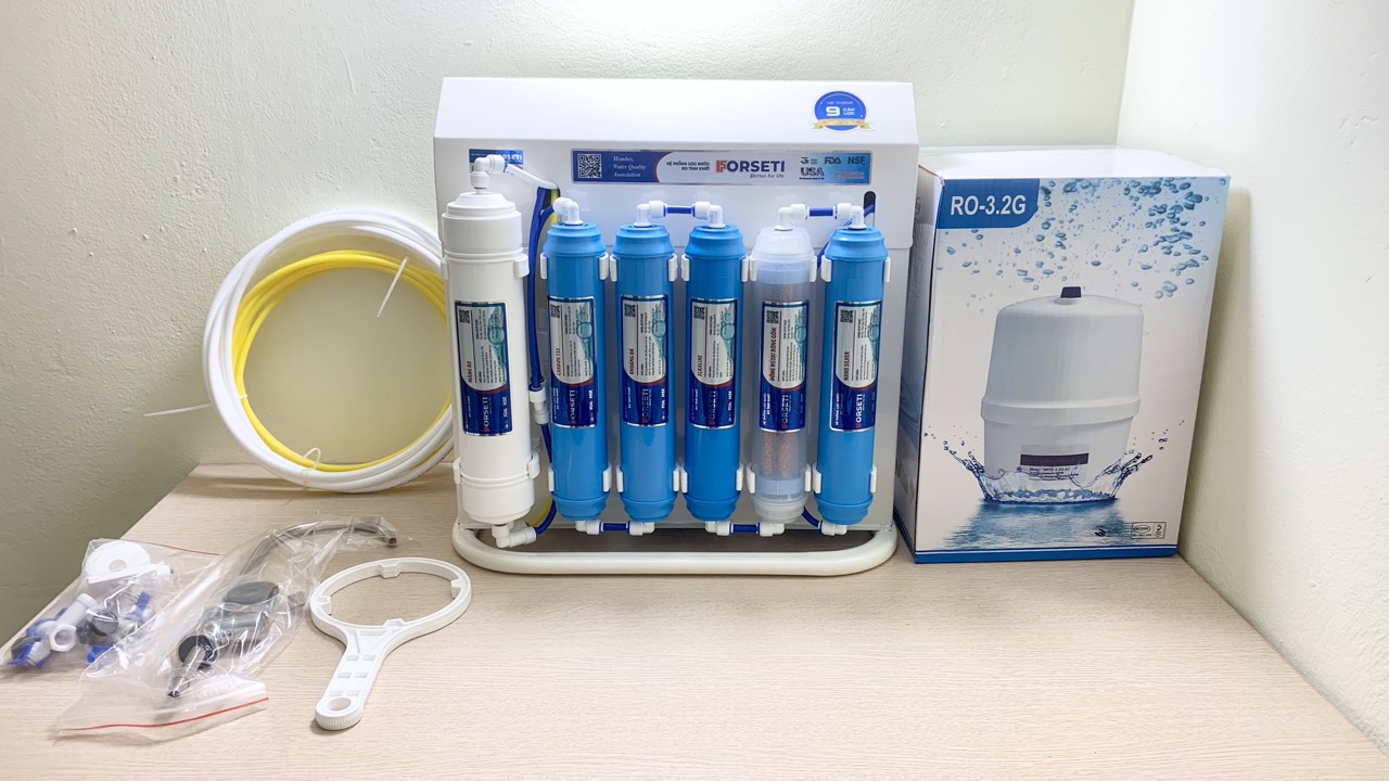Máy lọc nước Forseti FWP-888-U9 công nghệ RO 9 cấp để gầm - Hàng chính hãng, Bảo hành 2 năm