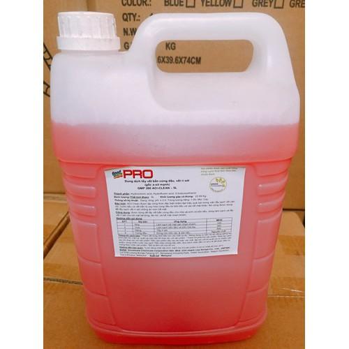 Dung dịch tẩy ố vàng, gỉ sét gốc axit ACID CLEAN (Goodmaid Pro), 5L