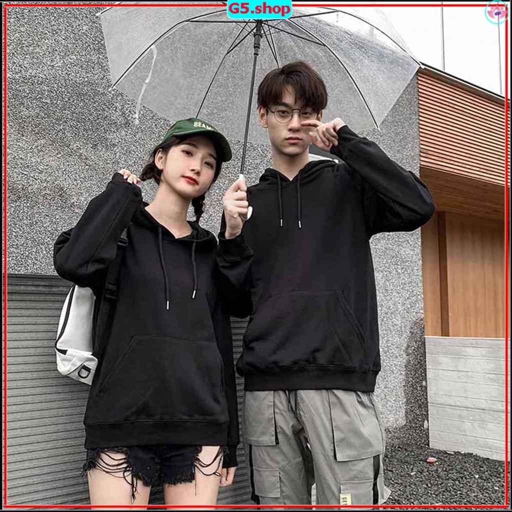 Áo khoác nỉ Hoodie có nón nam nữ phong cách siêu đẹp vải dày from rộng túi trước tay phòng bo đẹp