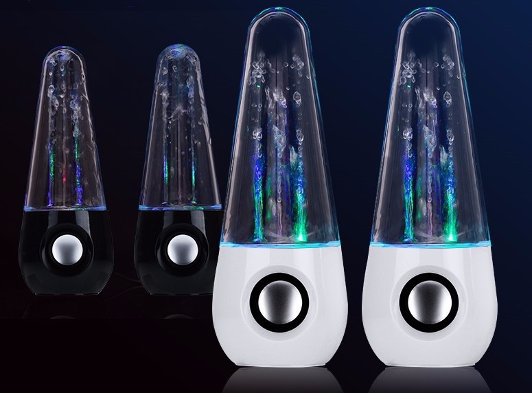 Bộ Loa Vi Tính Nhạc Nước Đèn LED Phát Sáng Nhảy Theo Điệu Nhạc - Nguồn USB Jack 3.5