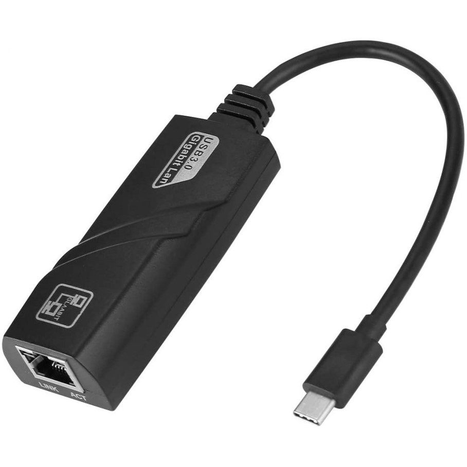 Cáp chuyển Type-c ra lan 2.0 10/100/1000Mbps-USB To LAN RJ45 xịn