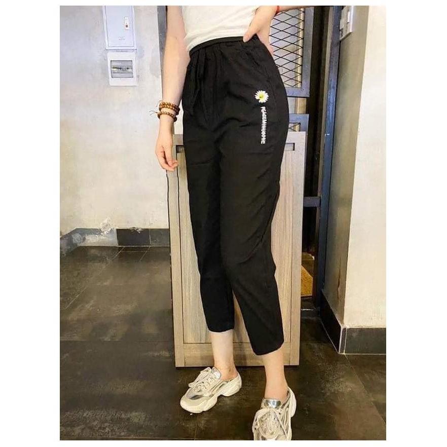 Quần Baggy Nữ Thêu Hoa Cúc Đẹp 2021 Q621 RumHana