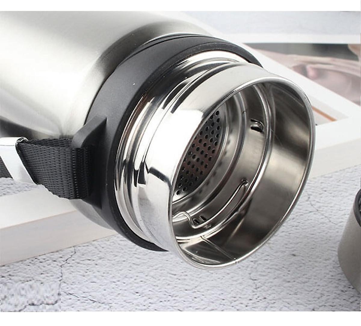 Bình Giữ Nhiệt Inox 304 Đựng Nước, Có Lõi Lọc Trà Và Dây Treo 1000-1200-1500ml Giữ Nhiệt Lâu Tốt